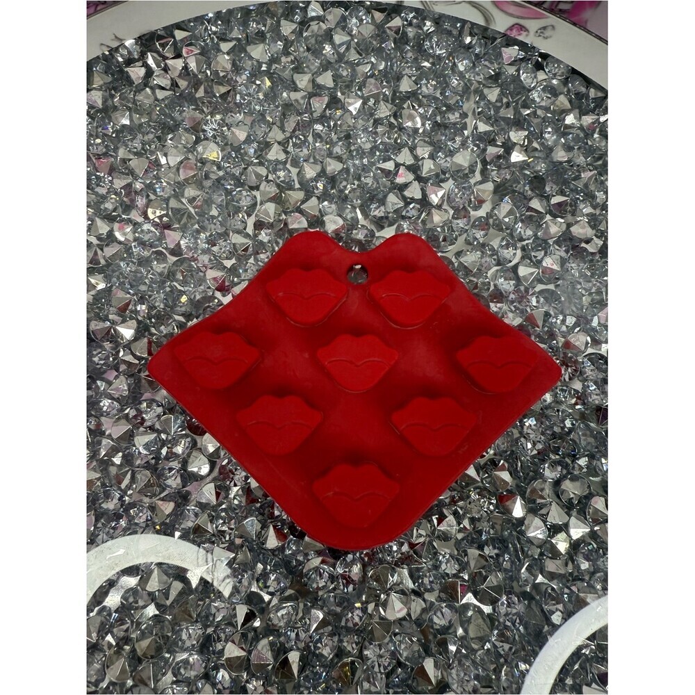 Molds ice Red Lip-Shaped Silicone Mold for ice baking ect